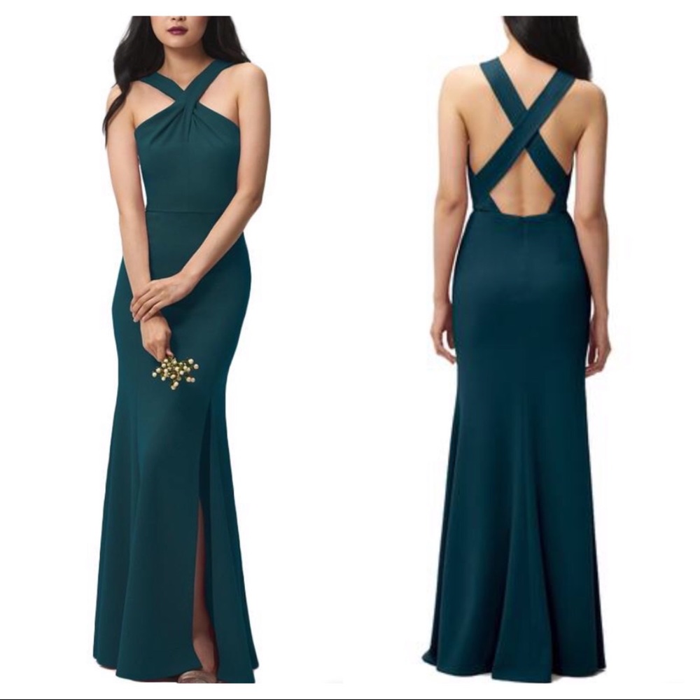 Jenny Yoo Kayleigh teal gown